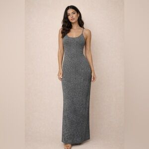 Babaton Gray Maxi Dress